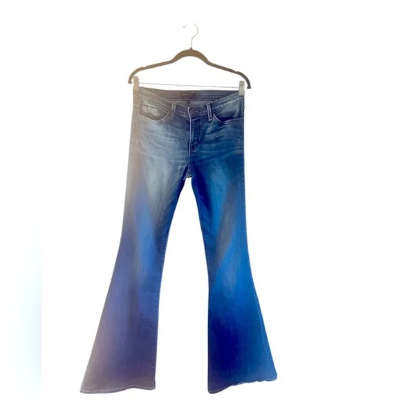 Flying Monkey Mid Rise Flare Stretch Jean Womens Size 29 - Picture 4 of 15